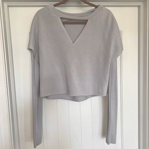 ALO Yoga Cropped Sweatshirt